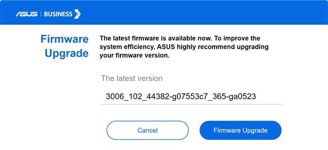 Upgrading the firmware is a good idea