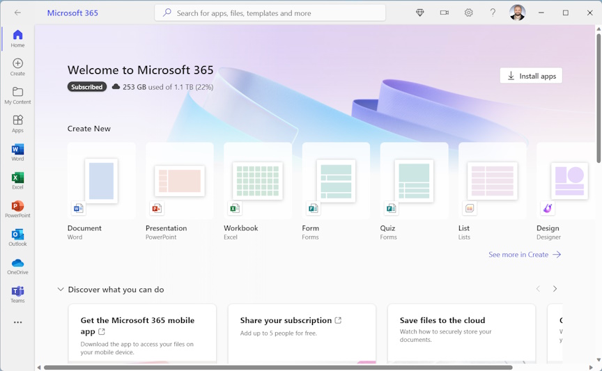 Office apps work great on the HUAWEI MateBook D 16 2024