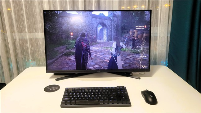 Playing Final Fantasy XVI on a PC based on an ASRock X870E Taichi