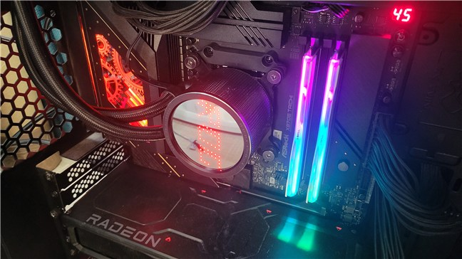 The ASRock X870E Taichi has beautiful RGB lighting