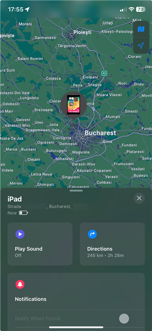 You can see where your Apple device is, among other options