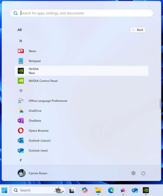 Go to Start Menu > All > NVIDIA